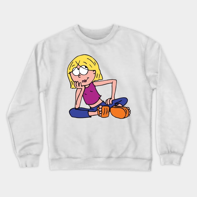 Lizzie McGuire Cartoon Crewneck Sweatshirt by baranskini